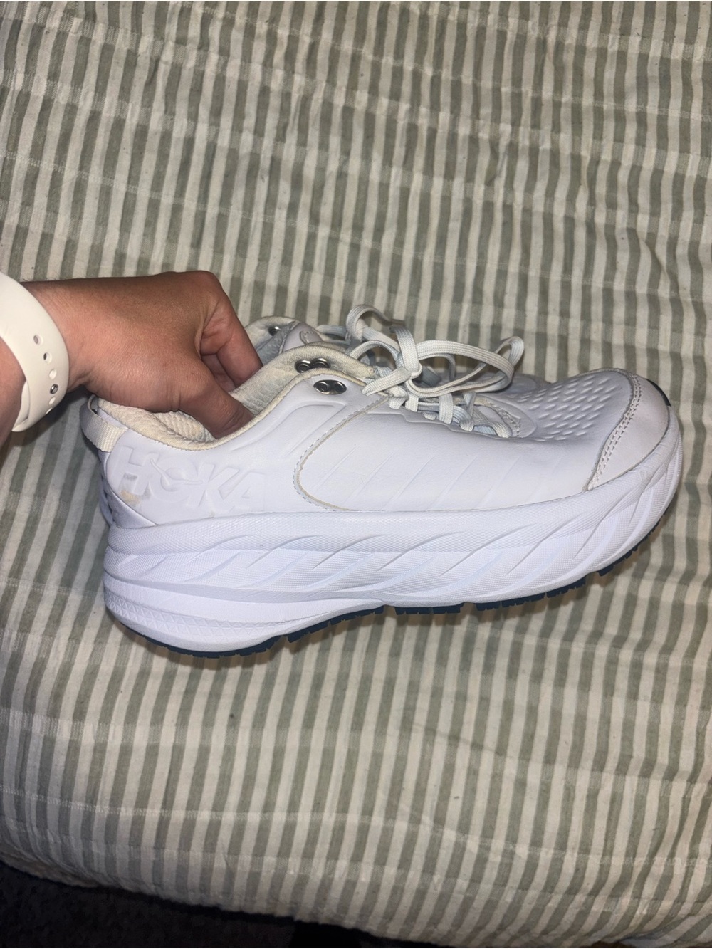 Hoka One Bondi SR White 8